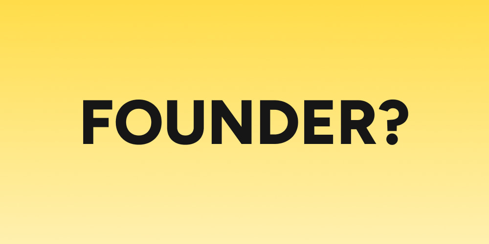 Image for Are You a Founder?