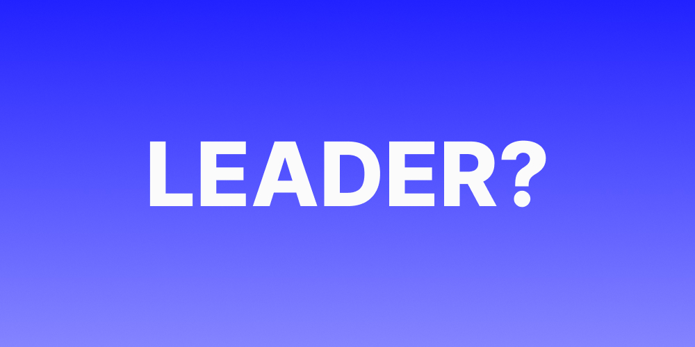 Image for Are You a Leader?